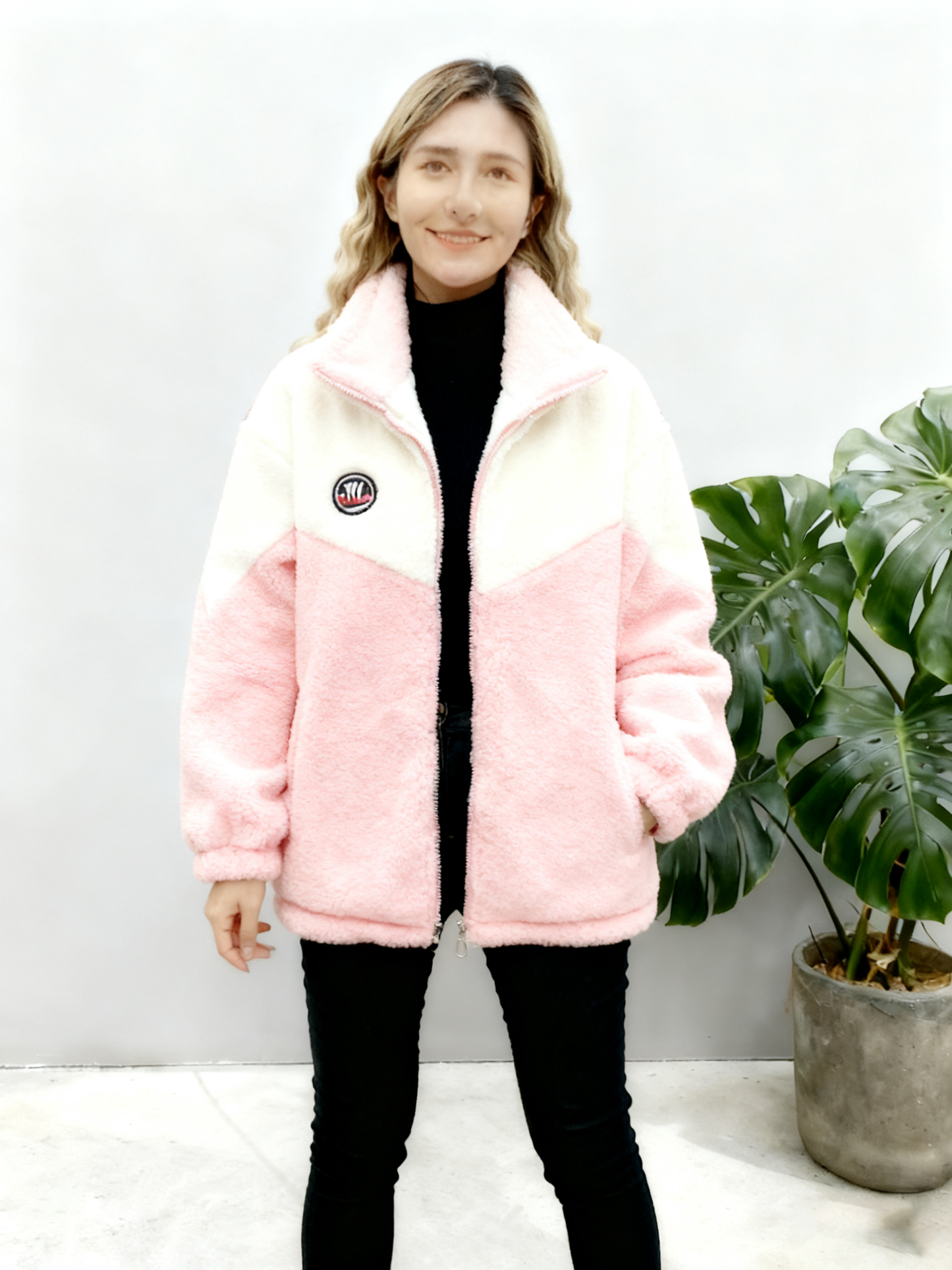 🔥【Kup jeden, a drugi dostaniesz gratis】🐏【M-4XL】Zimowa kurtka polarowa, kurtka bawełniana, wzmocniona kurtka bawełniana z wełny jagnięcej, ciepła kurtka