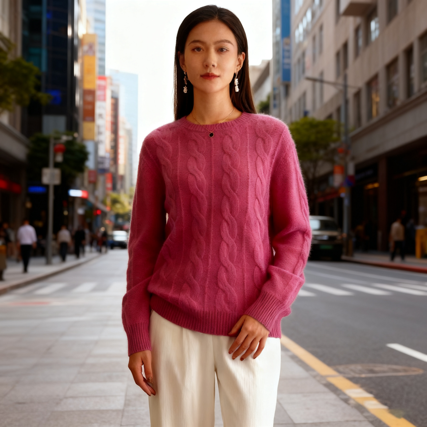 🔥✨【Jesienny nowy styl】【S-2XL】2025 Jednolity kolor Wysokiej jakości miękki i wygodny wełniany sweter