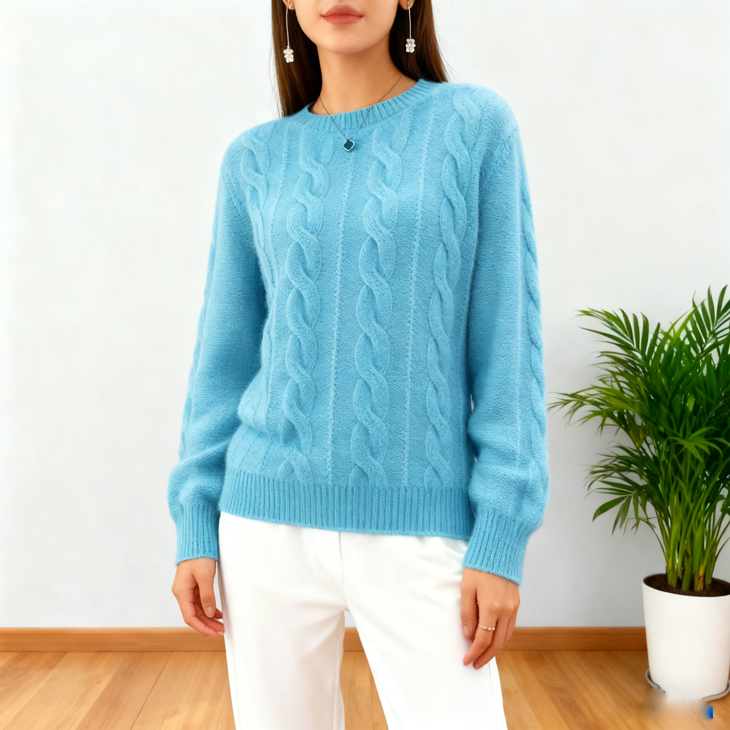 🔥✨【Jesienny nowy styl】【S-2XL】2025 Jednolity kolor Wysokiej jakości miękki i wygodny wełniany sweter