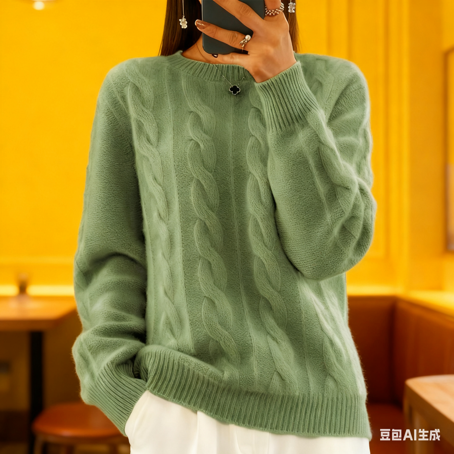 🔥✨【Jesienny nowy styl】【S-2XL】2025 Jednolity kolor Wysokiej jakości miękki i wygodny wełniany sweter