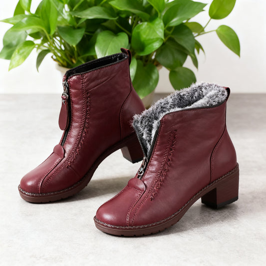 ✨【Kup 1, a 1 dostaniesz gratis】【35-41】Włoskie, ręcznie robione damskie botki, z prawdziwej skóry, miękka podeszwa, wodoodporne i antypoślizgowe