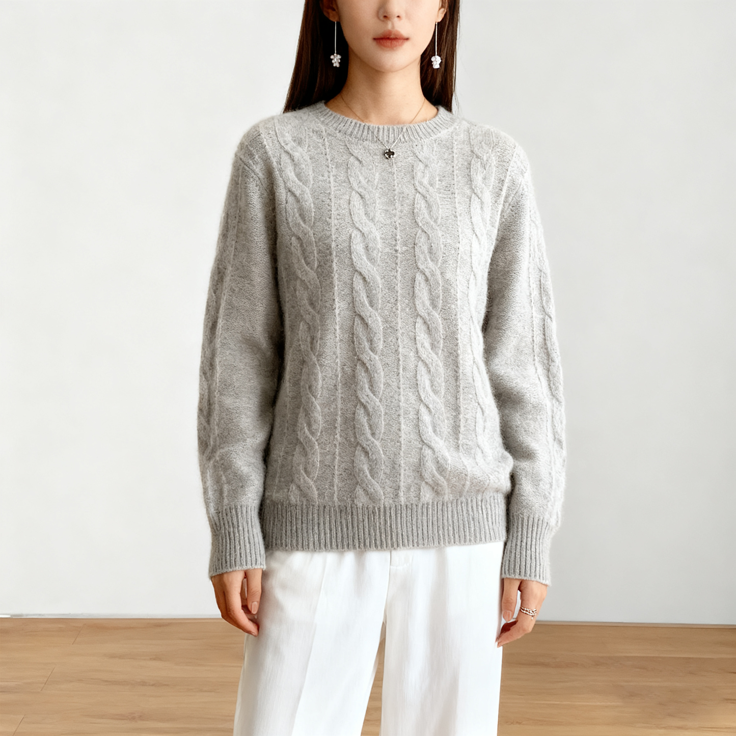 🔥✨【Jesienny nowy styl】【S-2XL】2025 Jednolity kolor Wysokiej jakości miękki i wygodny wełniany sweter