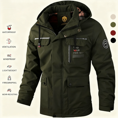 🔥🔥【M-6XL】Jesień i zima męska gruba ciepła wiatroszczelna i wodoodporna kurtka