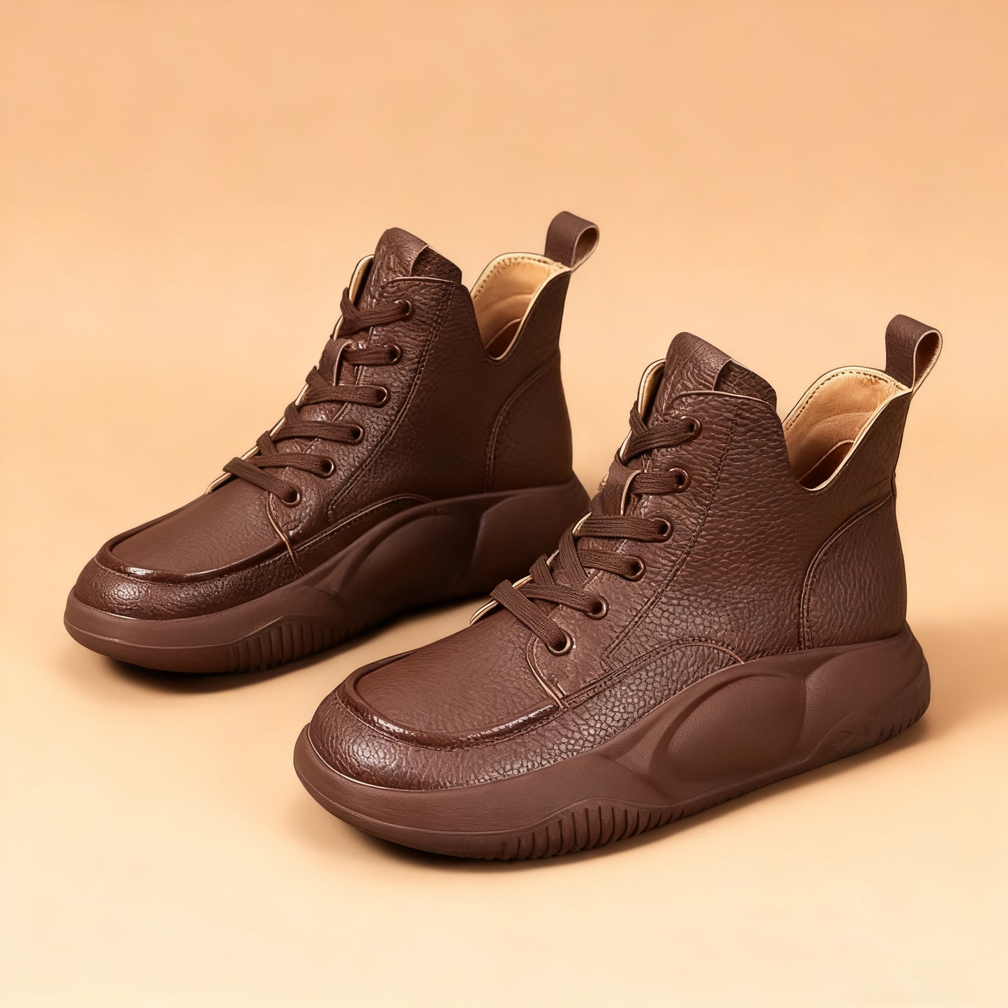 【30% zniżki】【36-41】Nowe skórzane botki sportowe i rekreacyjne, grube podeszwy, buty typu martensy, wygodne i nie męczą stóp.