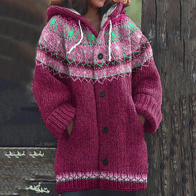 2025. Nowa kolekcja - Miękkie, wygodne, retro i ciepłe kurtki z guzikami.