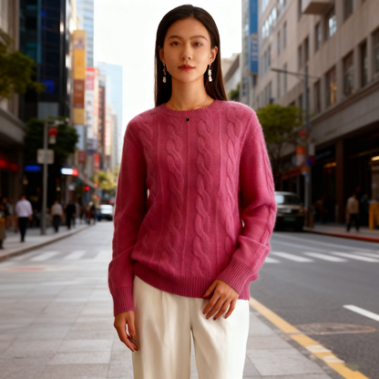 🔥✨【Jesienny nowy styl】【S-2XL】2025 Jednolity kolor Wysokiej jakości miękki i wygodny wełniany sweter