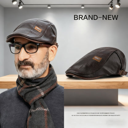 🔥【Gorąca wyprzedaż】Retro wysokiej jakości skórzany beret