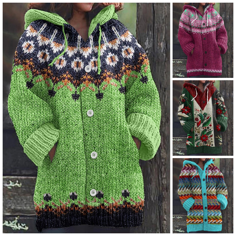 2025. Nowa kolekcja - Miękkie, wygodne, retro i ciepłe kurtki z guzikami.