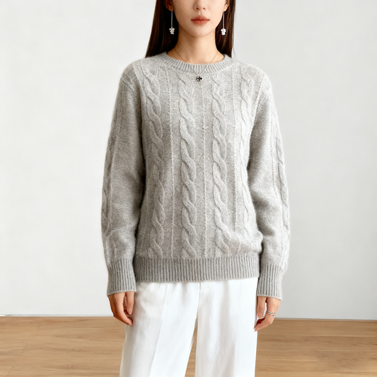 🔥✨【Jesienny nowy styl】【S-2XL】2025 Jednolity kolor Wysokiej jakości miękki i wygodny wełniany sweter