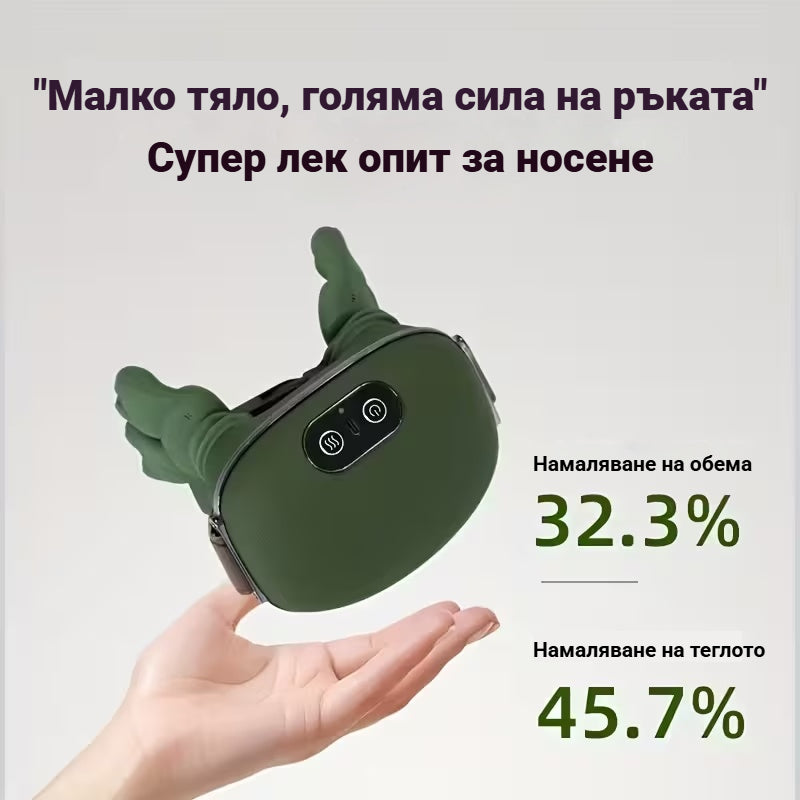 💆‍♀️Нова версия на преносим масажор за врата и раменете с акумулаторна батерия и голям капацитет.