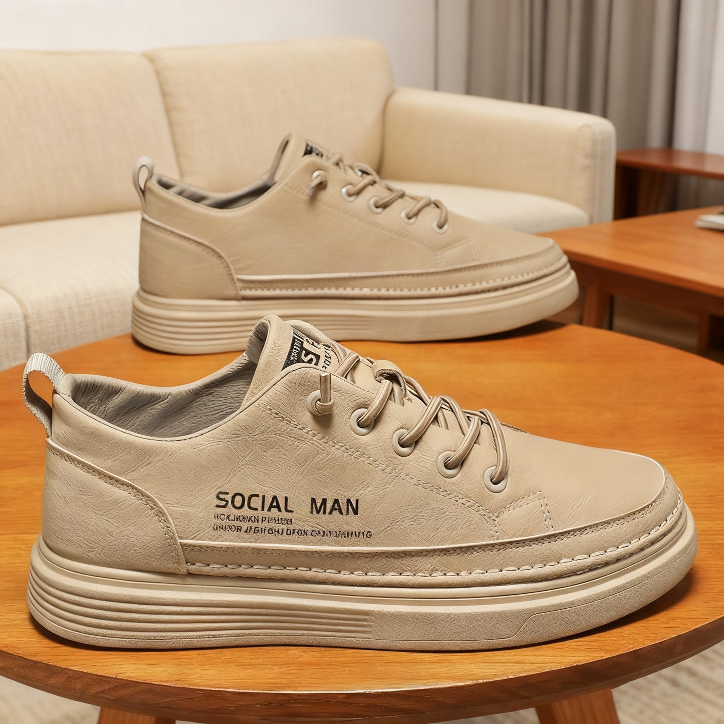 🔥 Promocja 50% taniej【Rozmiary 39-44】Nowe buty codzienne z miękkiej skóry bydlęcej dla mężczyzn na sezon 2025 jesień-zima